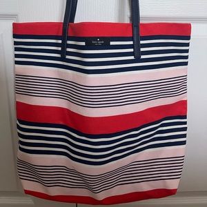 New Kate Spade Striped Tote